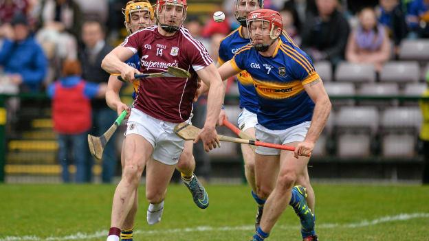 Ronan Maher competes with Joe Canning