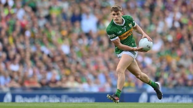 Kerry's Gavin White in action during the 2022 All-Ireland SFC Final against Galway.