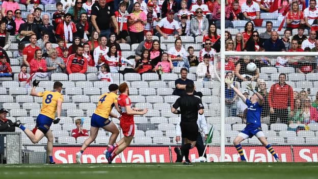 Conor Glass scored a brilliant first half goal for Derry against Clare at Croke Park.