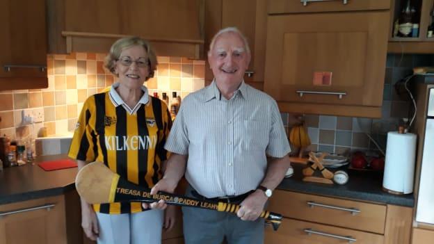 Paddy Leahy, pictured with his wife Treasa, was the Kilkenny hurling team's mascot for the 1945 All-Ireland Final against Tipperary. 