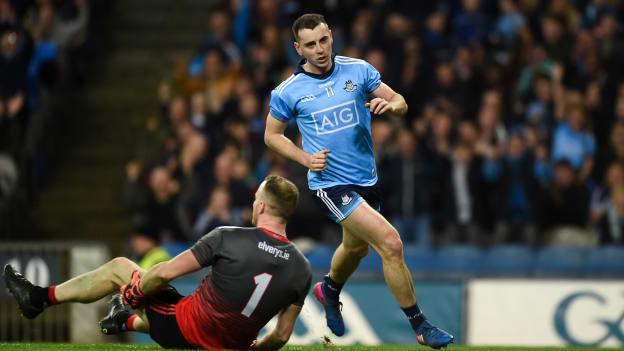 Cormac Costello netted a first half goal for Dublin against Mayo at Croke Park.