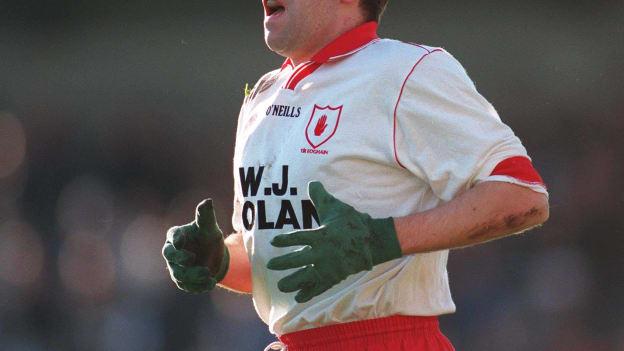Fergal Logan was a powerful midfielder for Tyrone in the 1980s and '90s. 
