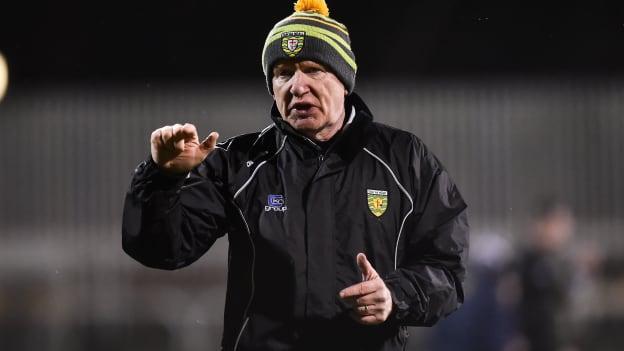 Donegal manager Declan Bonner is hoping to secure promotion from Allianz Football League Division Two.