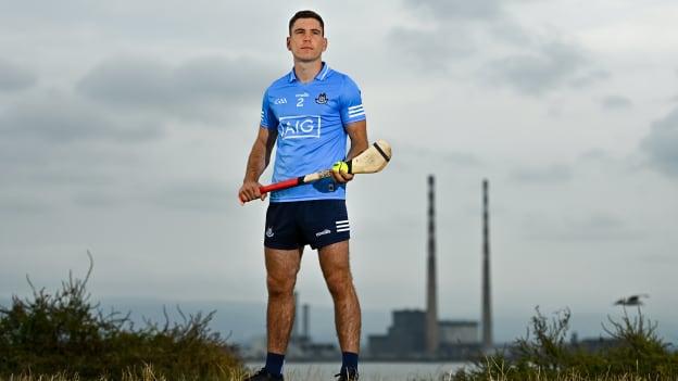 Paddy Smyth of Dublin poses for a portrait during the GAA All-Ireland Senior Hurling Championship Launch at Dollymount Strand in Dublin. 