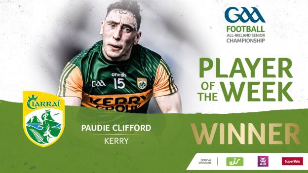 Kerry's Paudie Clifford is the GAA.ie Footballer of the Week.