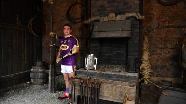 Wexford's Kevin Foley pictured at the national launch of the All Ireland Senior Hurling Championship.