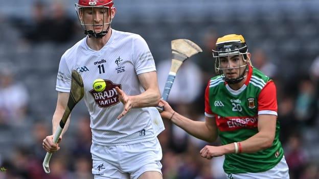 James Burke racked up a dozen points for Kildare in their win over Kerry this afternoon. 