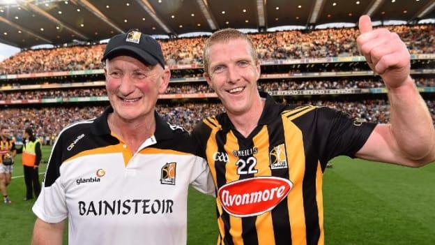 Henry Shefflin pictured with Kilkenny manager Brian Cody after the 2015 All-Ireland SHC Final. 