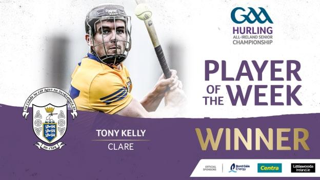 Tony Kelly is this week's GAA.ie Hurler of the Week.
