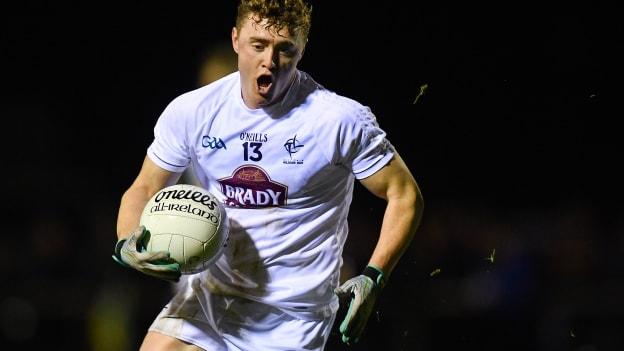 Jimmy Hyland in action for Kildare against Offaly in the 2019 Bord na Móna O'Byrne Cup. 