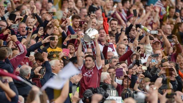 David Burke captained Galway to All Ireland glory.