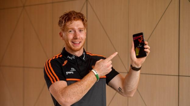 2018 PwC Player of the Year in hurling Cian Lynch was given a demonstration of the improved PwC All-Stars app at their head offices in Dublin yesterday. 