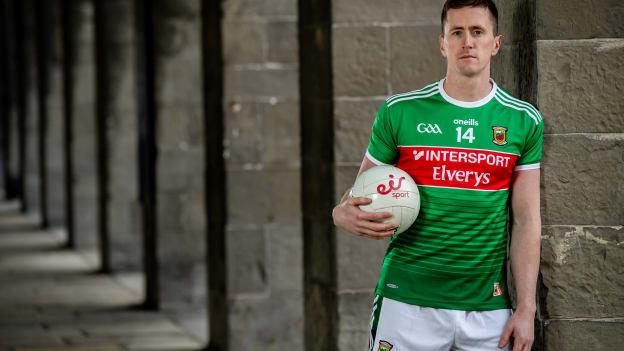 Mayo forward Cillian O'Connor pictured at the launch of eir's Allianz League coverage.