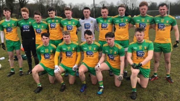 The Donegal U-20 football team that will take on Tyrone today in Clones.