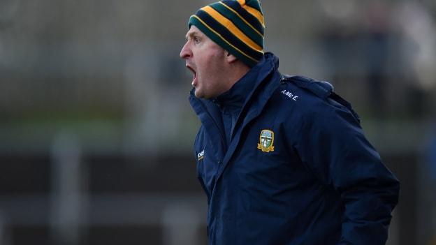 Meath manager Andy McEntee during the Allianz Football League Division 1 Round 1 match between Tyrone and Meath at Healy Park in Omagh, Tyrone. 