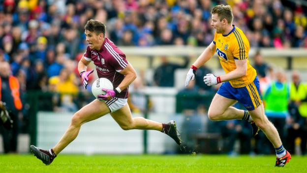 Galway's Shane Walsh in action against Roscommon's Peter Domican in the 2018 Connacht SFC Final. 