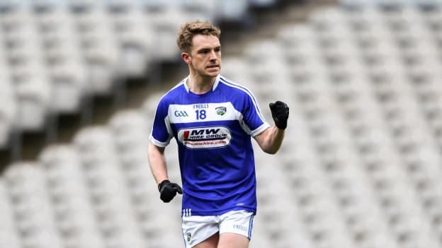 Ross Munnelly kicked some fine first half points for Laois at Croke Park.