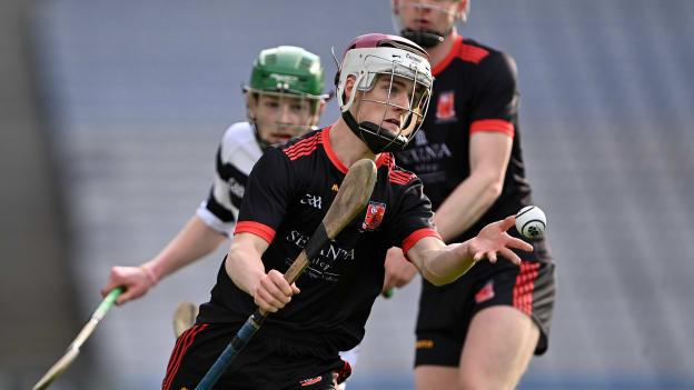 Ardscoil Rís Colm Flynn in action during the Croke Cup final at Croke Park.