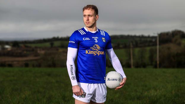 Pictured is Cavan Senior footballer, Padraig Faulkner, who has today teamed up with Allianz Insurance to look ahead to the upcoming Allianz Football League fixtures. For only the second time ever, the outcome of the Allianz Football League has a direct impact on qualification for the GAA All Ireland Senior Football Championship, heightening interest in the competition.