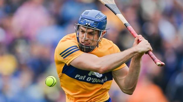 Shane O'Donnell in action for Clare against Limerick in the Munster SHC Final. 