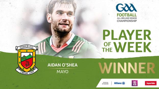 GAA.ie Footballer of the Week Aidan O'Shea.