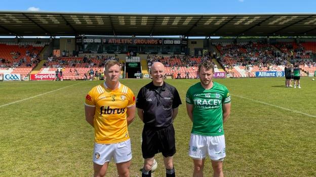 Antrim and Fermanagh clashed in the Tailteann Cup at BOX-IT Athletic Grounds.