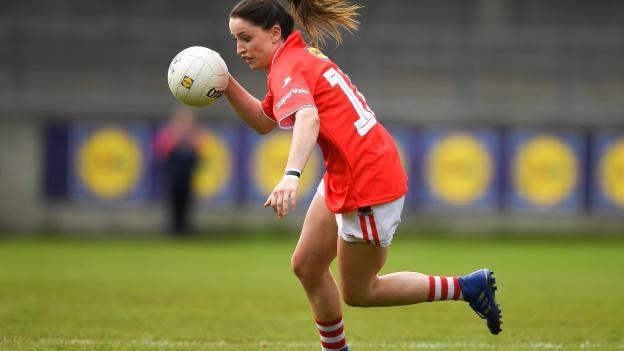 Eimear Scally in action during Cork's National League Final win over Galway at Parnell Park in May.