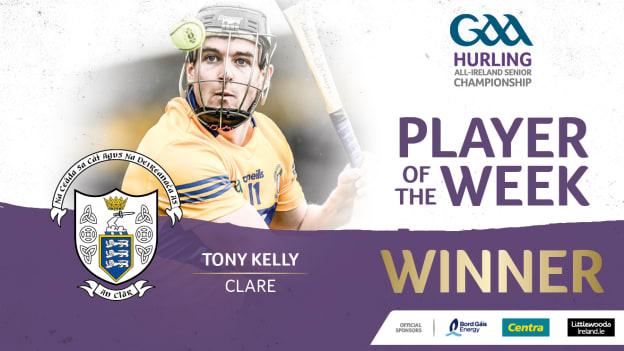 Clare's Tony Kelly is the GAA.ie Hurler of the Week.