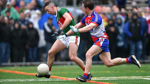 Evan Regan netted a goal for Mayo against New York.