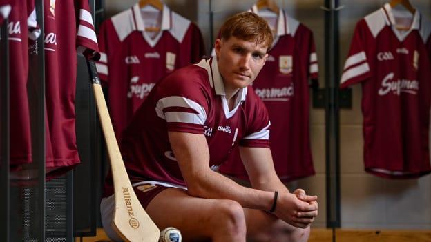To celebrate 30 years of the Allianz Leagues, six counties will wear once off retro jerseys inspired by those worn in the first season of Allianz’s sponsorship of the competition. The kits will be worn this weekend by Tyrone and Mayo in football along with Galway, Clare, Wexford and Cork in hurling. Fans can enter a draw to win a signed retro jersey with all proceeds going to Allianz’s charity partner Women’s Aid. To enter the raffle simply visit www.idonate.ie/raffle/AllianzWomensAid. Pictured at the launch of the Allianz retro jerseys in Croke Park is Galway hurler Conor Whelan. 