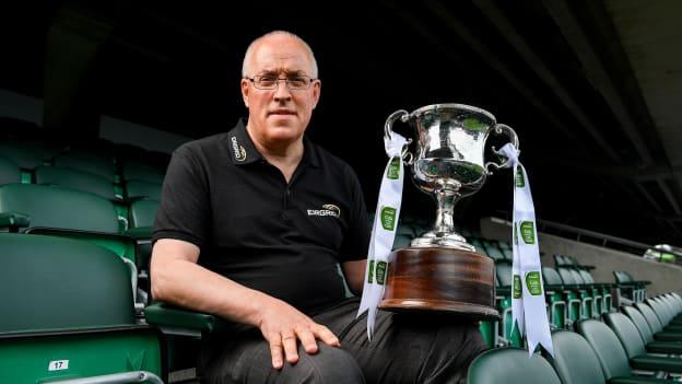 Tom Gray, U20 Dublin manager, pictured ahead of the EirGrid U20 Football All-Ireland Final this Saturday. EirGrid, the state-owned company that manages and develops Ireland's electricity grid, has partnered with the GAA since 2015 as sponsor of the U20 GAA Football All-Ireland Championship.