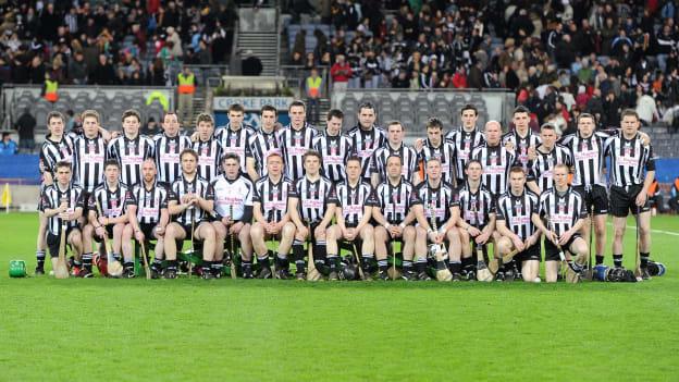 The Middletown Na Fianna team before the 2012 AIB All Ireland Intermediate Hurling Championship Final at Croke Park.