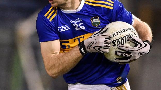 Brian Fox in full flight for the Tipperary footballers. 
