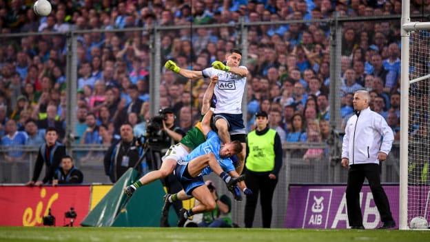 Stephen Cluxton in action during the All Ireland SFC Final replay.