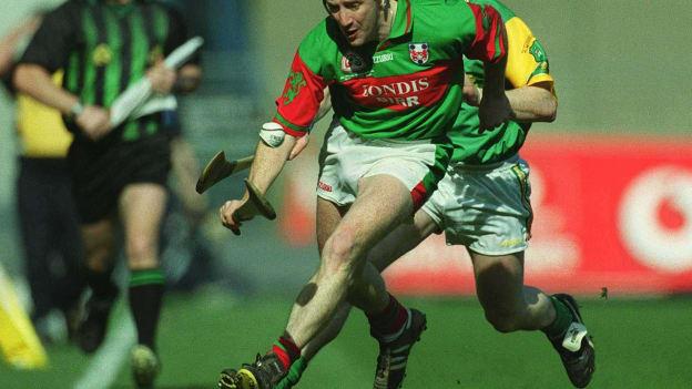 Brian Whelehan, Birr, and Gregory O'Kane, Dunloy, during the 2003 AIB All Ireland Club Hurling Final.