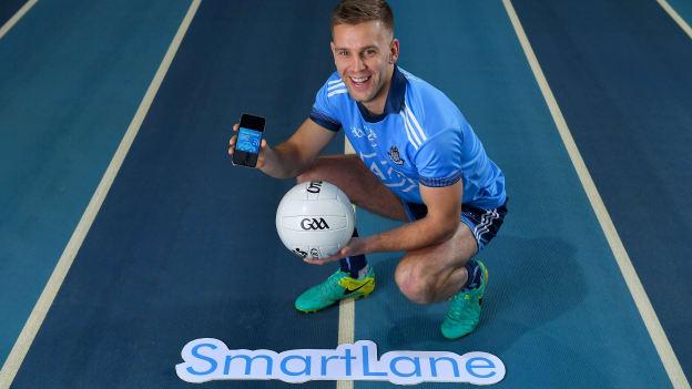 Dublin footballer Jonny Cooper pictured at the launch of AIG's SmartLane driving app.