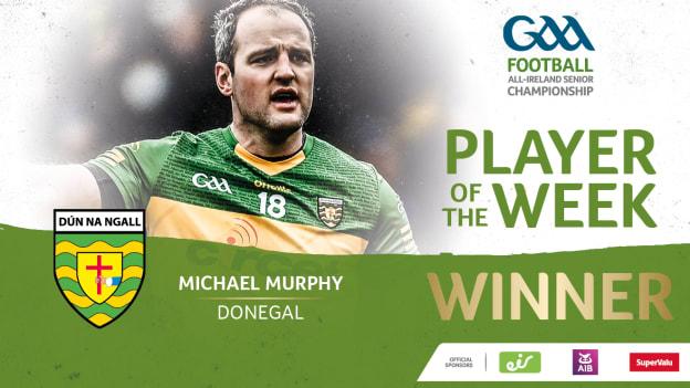 Donegal's Michael Murphy is the GAA.ie Footballer of the Week. 