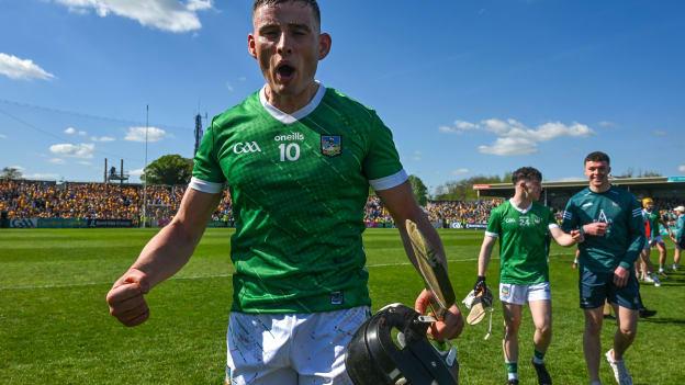 Gearoid Hegarty of Limerick after the Munster GAA Hurling Senior Championship Round 1 match between Clare and Limerick at Cusack Park in Ennis, Clare. Photo by Ray McManus/Sportsfile.