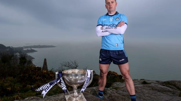 Pictured is Dublin senior footballer, Cormac Costello, who has teamed up with Allianz today to look ahead to the upcoming Allianz Football League Division 1 Final this weekend. This year, during their 32nd year sponsoring the both the competition, Allianz has been campaigning for children and young people to #StopTheDrop and remain involved in sport when transitioning from primary to secondary school. For more information visit https://www.allianz.ie/stopthedrop