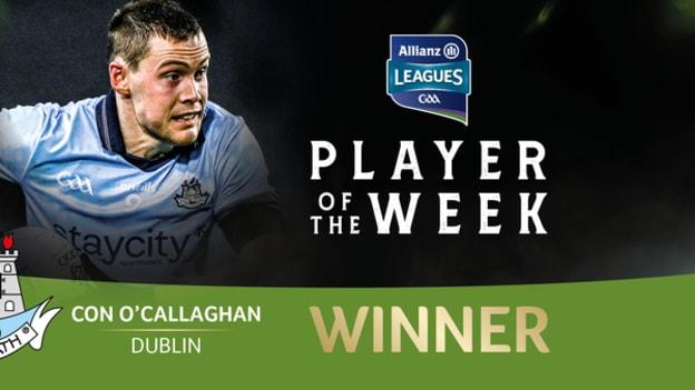 Con O'Callaghan voted GAA.ie Footballer of the Week