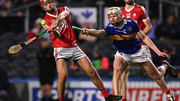 William Buckley in oneills.com Munster U20 Hurling Championship action for Cork against Tipperary's Joe Caesar last year. Photo by Eóin Noonan/Sportsfile