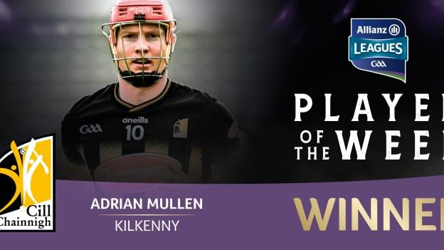 Adrian Mullen voted GAA.ie Hurler of the Week