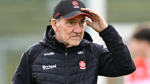 Derry manager, Mickey Harte.