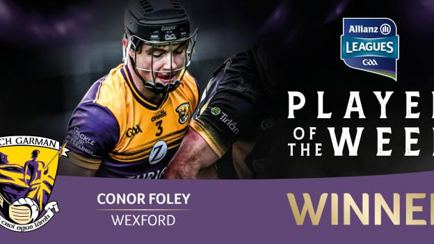 Conor Foley is this week's GAA.ie Hurler of the Week. 