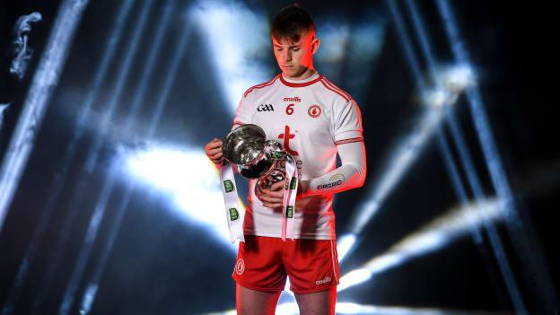 Tyrone's Antoin Fox pictured at the launch of the 2020 EirGrid GAA Football U20 All-Ireland Championship at Croke Park. EirGrid, the state-owned company that manages and develops Ireland's electricity grid, has been a proud sponsor of the U20 GAA Football All-Ireland Championship since 2015. 