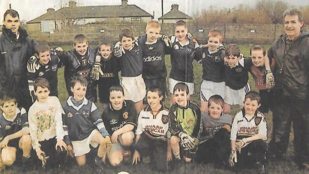 David Moran (fifth from left, back row) pictured alongside Tommy Walsh with their Kerins O'Rahillys U-12 team-mates in 1999. 
