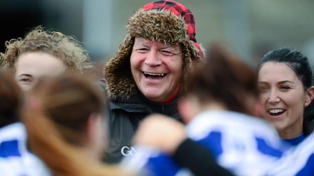 John Morrison pictured in 2014 while manager of the Monaghan Ladies Football team. 