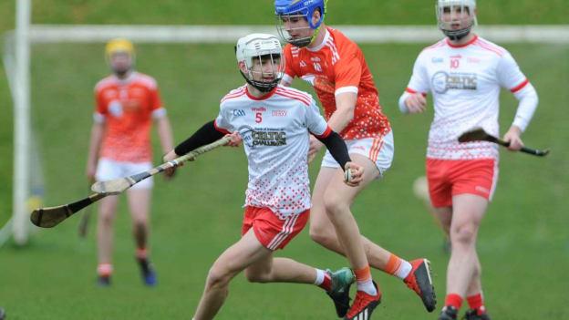 Derry defeated Armagh in Group H of the Bank of Ireland Celtic Challenge. 