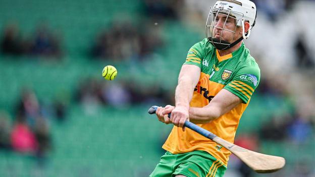 Ronan Mc Dermott of Donegal in action during the Allianz Hurling League Division 2B Final match between Meath and Donegal at Avant Money Páirc Seán Mac Diarmada in Carrick-on-Shannon, Leitrim. Photo by Stephen Marken/Sportsfile.