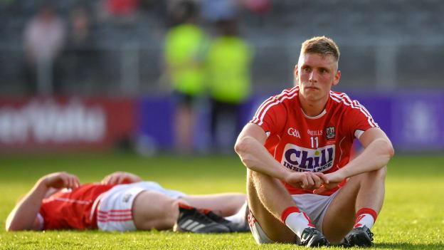A dejected Sean White of Cork following the Munster GAA Football Senior Championship Final match between Cork and Kerry at Páirc Ui Chaoimh.
